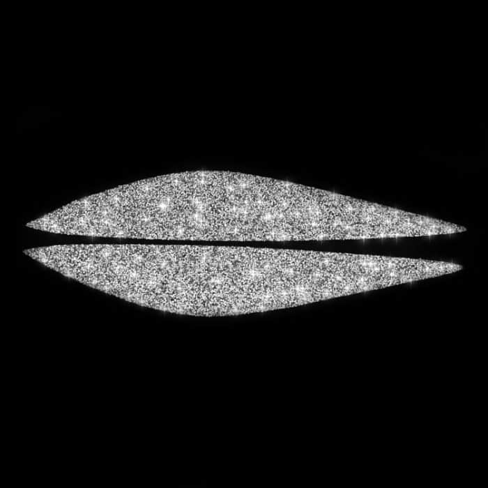 Für Mercedes-Benz C-Klasse W204 2008–2011, Auto-Aufkleber mit heller Augenbraue, Diamant-Dekoration, linker und rechter Antrieb – Bild 2