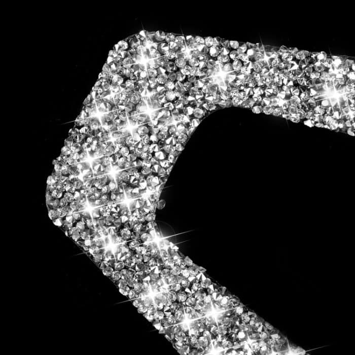 Für Mercedes-Benz W204 Auto-Lenkrad-Diamant-dekorativer Aufkleber, linker und rechter Antrieb – Bild 3