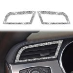 Auto-Seitenluftauslass-Diamant-Dekorationsaufkleber, linker und rechter Antrieb, Side Air Outlet