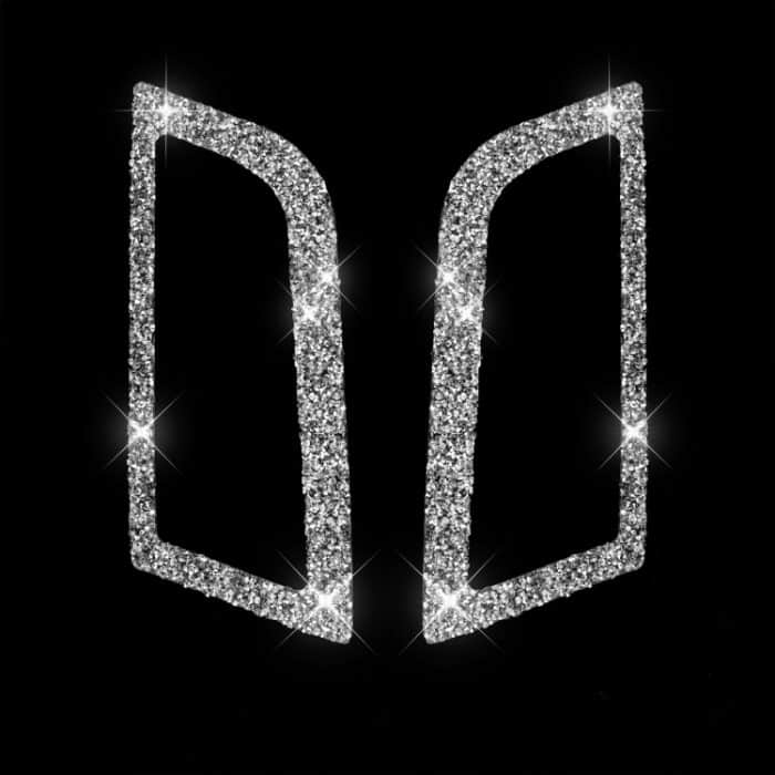 Auto-Seitenluftauslass-Diamant-Dekorationsaufkleber, linker und rechter Antrieb, Side Air Outlet – Bild 3