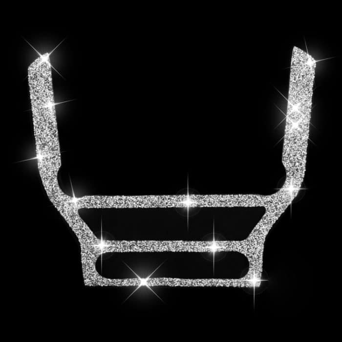 Auto-CD-Panel-Diamant-Dekorationsaufkleber, linkes und rechtes Laufwerk, CD Panel – Bild 3