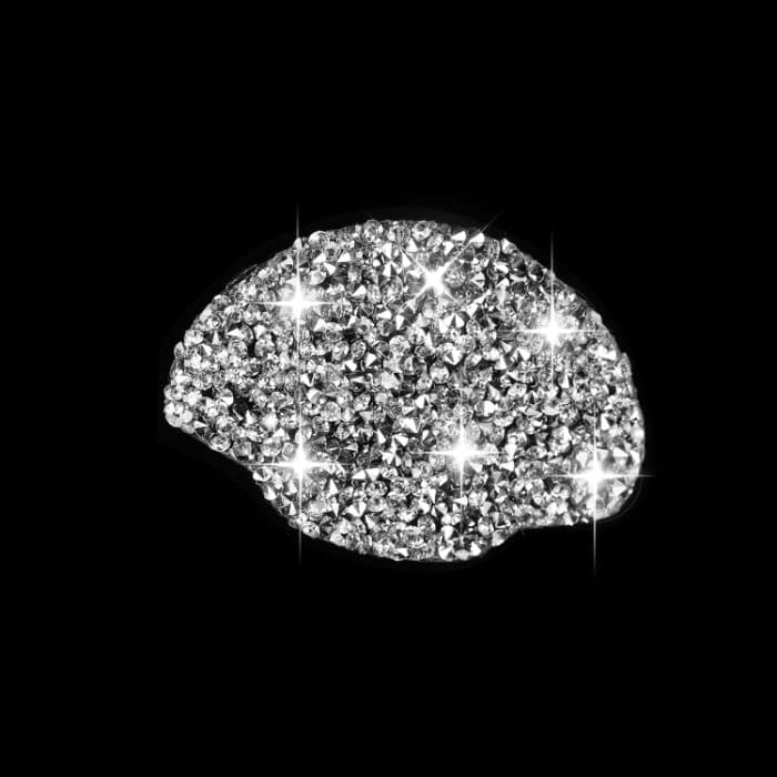 9-in-1-Auto-Luftauslass-Diamant-Dekorationsaufkleber, linker und rechter Antrieb, 9pcs Air Outlet – Bild 4