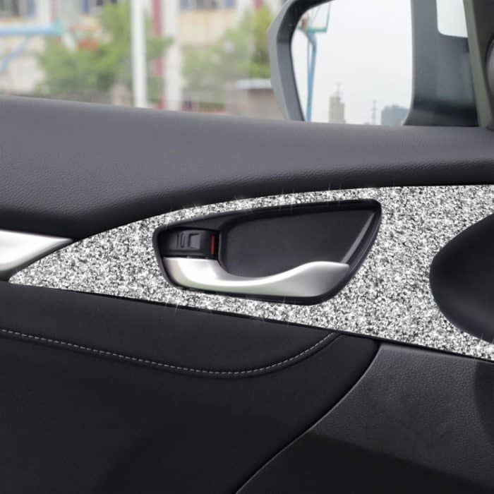 EDA0057984.jpg Für Honda Civic 2016–2019, Auto-Innentürschüssel, Diamant-dekorativer Aufkleber, linker und rechter Antrieb – Bild 1