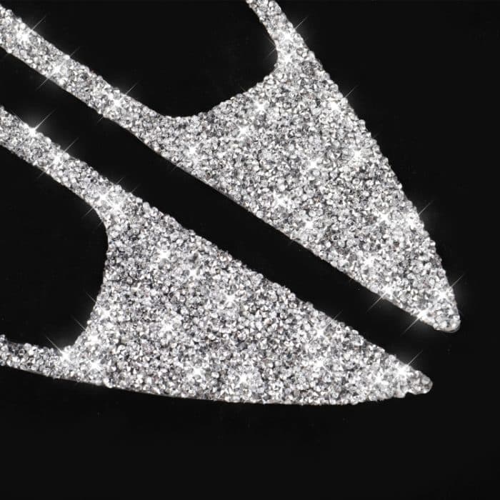 Für Honda Civic 2016–2019, Auto-Innentürschüssel, Diamant-dekorativer Aufkleber, linker und rechter Antrieb – Bild 3