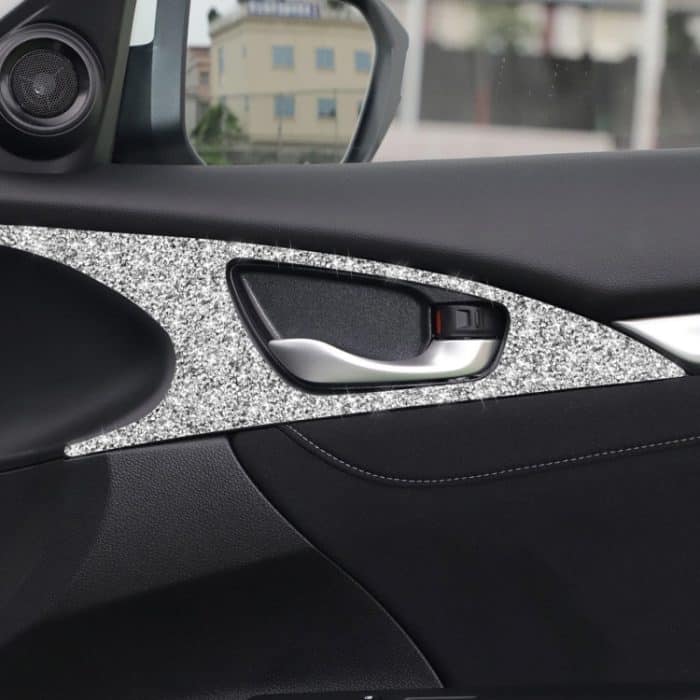 Für Honda Civic 2016–2019, Auto-Innentürschüssel, Diamant-dekorativer Aufkleber, linker und rechter Antrieb – Bild 5