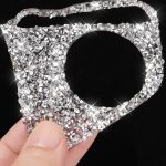 Für Honda Civic 2016–2019, Auto-Lenkradtasten, hohe Konfiguration, Diamant-Dekorationsaufkleber, linker und rechter Antrieb – Bild 3