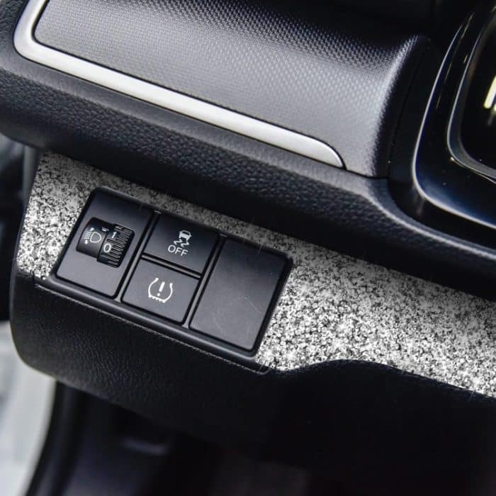 Für Honda Civic 2016–2019, Auto-Scheinwerfer-Schalttafel, Diamant-dekorativer Aufkleber, Linkslenker – Bild 1