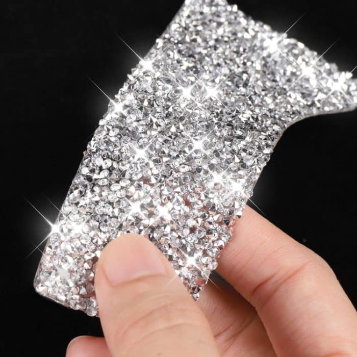 Für Honda Civic 2016–2019, Auto-Scheinwerfer-Schalttafel, Diamant-dekorativer Aufkleber, Rechtslenker – Bild 3