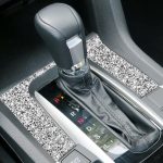 Für Honda Civic 2016–2019, Auto-Schalttafel, Diamant-dekorativer Aufkleber, linker und rechter Antrieb