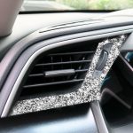 Für Honda Civic 2016–2019, Auto-Linke und rechte Luftauslässe, Diamant-dekorativer Aufkleber, Rechtslenker