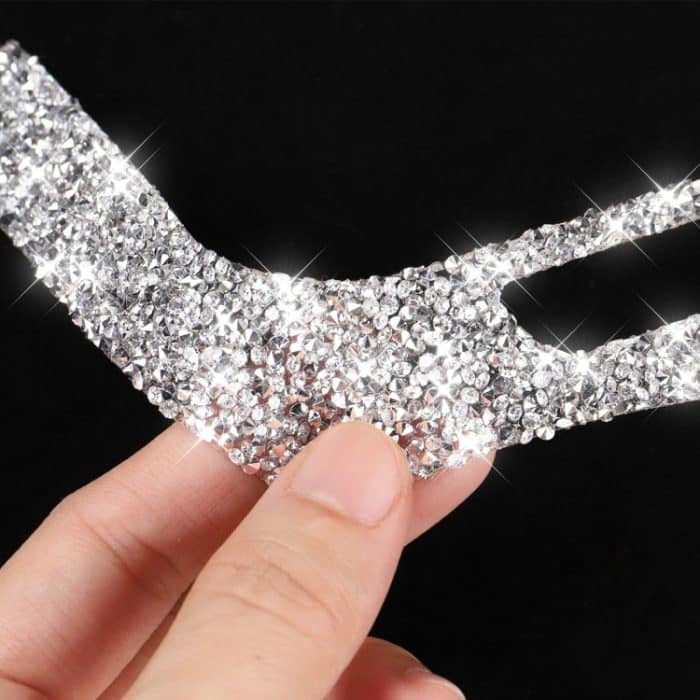 Für Honda Civic 2016–2019, Auto-Linke und rechte Luftauslässe, Diamant-dekorativer Aufkleber, Rechtslenker – Bild 3