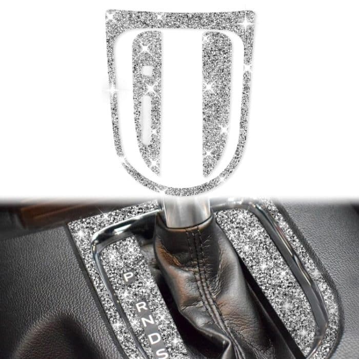 EDA005800301.jpg 3 Stück Auto-Gangschaltung-Außenring-Diamant-Dekorationsaufkleber, linker Antrieb, Gear Shift Outer Ring, Left Drive – Bild 1