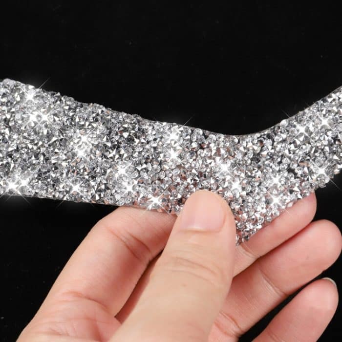 Für Honda Civic 2016–2019, Auto-Zentralsteuerung, Luftauslässe unten, Diamant-Dekorationsaufkleber, Linkslenker – Bild 3