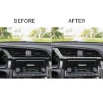 Für Honda Civic 2016–2019, Auto-Zentralsteuerung, Luftauslässe unten, Diamant-Dekorationsaufkleber, Linkslenker – Bild 6