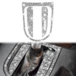 3 Stück Auto-Gangschaltung-Außenring-Diamant-Dekorationsaufkleber, rechter Antrieb, Gear Shift Outer Ring, Right Drive