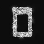 Für Honda Civic 2016–2019, Auto-Warnlichtrahmen, Diamant-dekorativer Aufkleber, Linkslenker – Bild 2