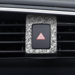 Für Honda Civic 2016–2019, Auto-Warnlichtrahmen, Diamant-dekorativer Aufkleber, Linkslenker – Bild 5