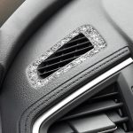 Für Honda Civic 2016–2019, Auto-Instrumenten-Luftauslässe, Diamant-dekorativer Aufkleber, Rechtslenker