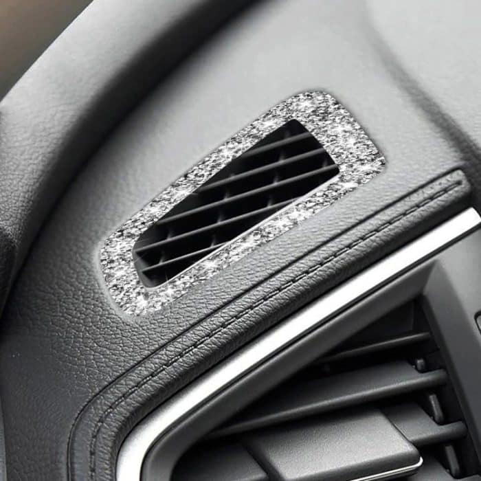 Für Honda Civic 2016–2019, Auto-Instrumenten-Luftauslässe, Diamant-dekorativer Aufkleber, Rechtslenker – Bild 1