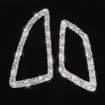 Für Honda Civic 2016–2019, Auto-Instrumenten-Luftauslässe, Diamant-dekorativer Aufkleber, Rechtslenker – Bild 2