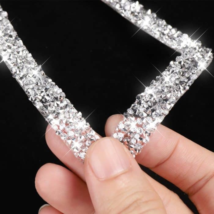 Für Honda Civic 2016–2019, Auto-Instrumenten-Luftauslässe, Diamant-dekorativer Aufkleber, Rechtslenker – Bild 3