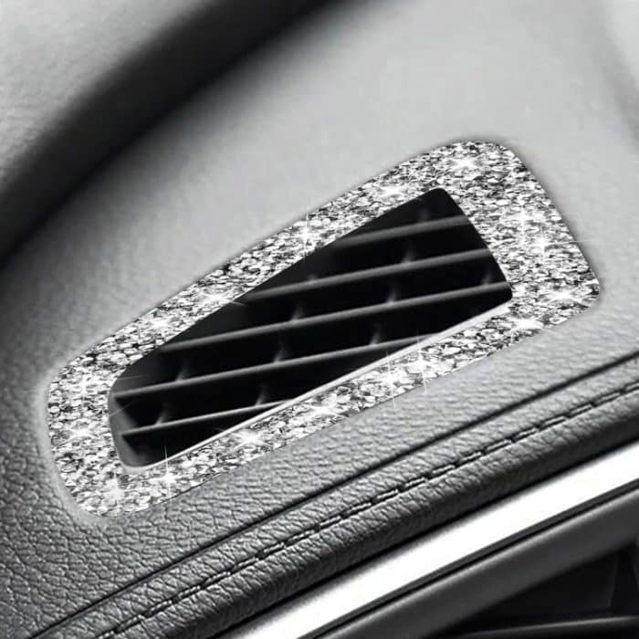 Für Honda Civic 2016–2019, Auto-Instrumenten-Luftauslässe, Diamant-dekorativer Aufkleber, Rechtslenker – Bild 5