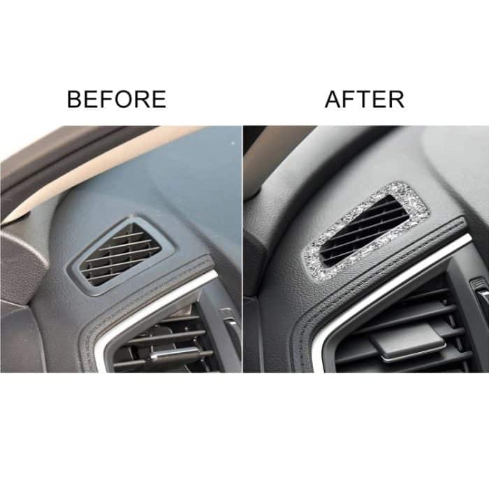 Für Honda Civic 2016–2019, Auto-Instrumenten-Luftauslässe, Diamant-dekorativer Aufkleber, Rechtslenker – Bild 6