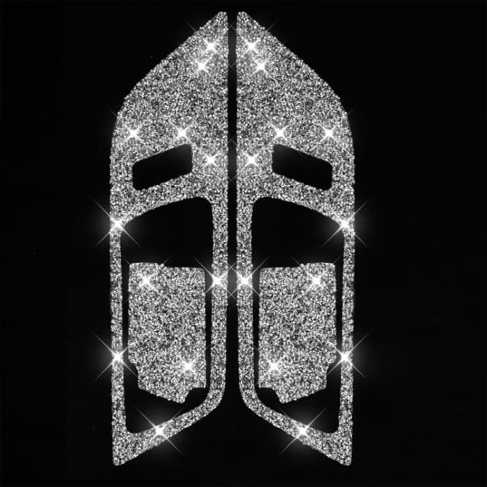 4 Stück Autotür-Innengriff-Panel-Diamant-Dekorationsaufkleber, linker und rechter Antrieb, Door Inner Handle Panel, Left and Right Drive – Bild 2