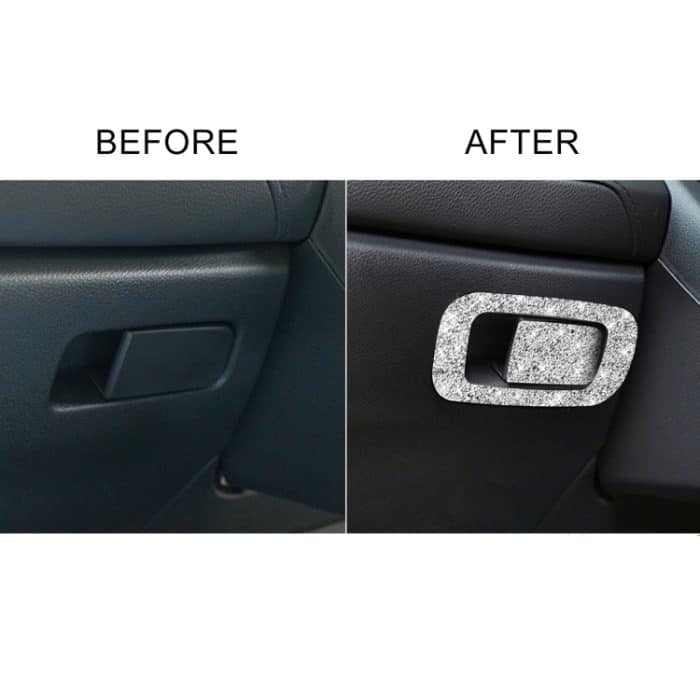 Für Honda Civic 2016–2019, Autoaufbewahrungsschalter, Diamant-dekorativer Aufkleber, Rechtslenker – Bild 6