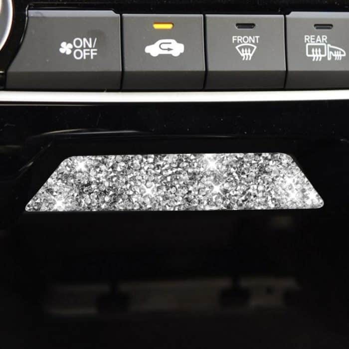 Für Honda Civic 2016–2019, Auto-Stauraum, Diamant-dekorativer Aufkleber, linker und rechter Antrieb – Bild 5