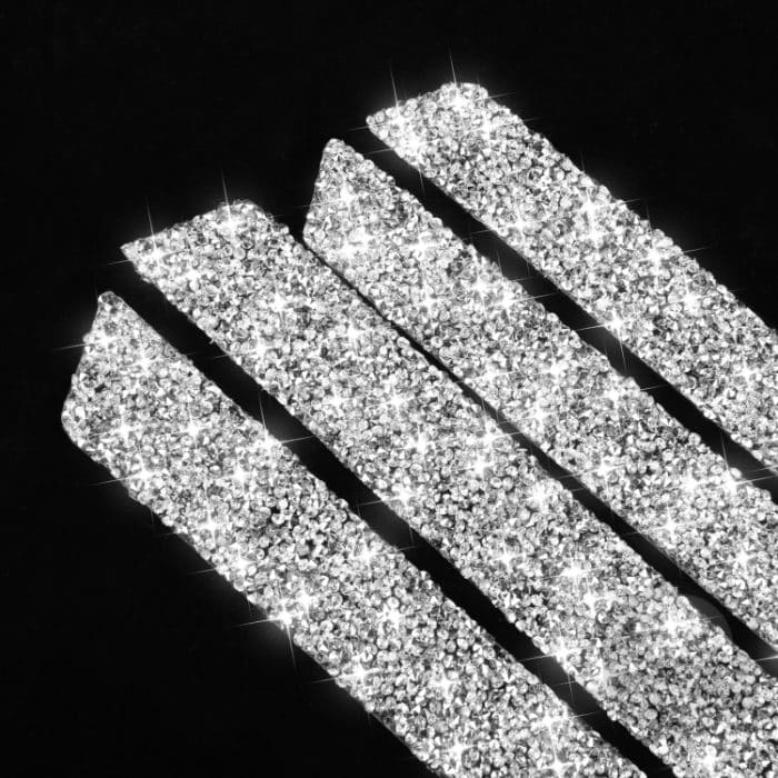 Für Honda Civic 2016–2019, Autotür-Streifen-Diamant-dekorativer Aufkleber, linker und rechter Antrieb – Bild 3