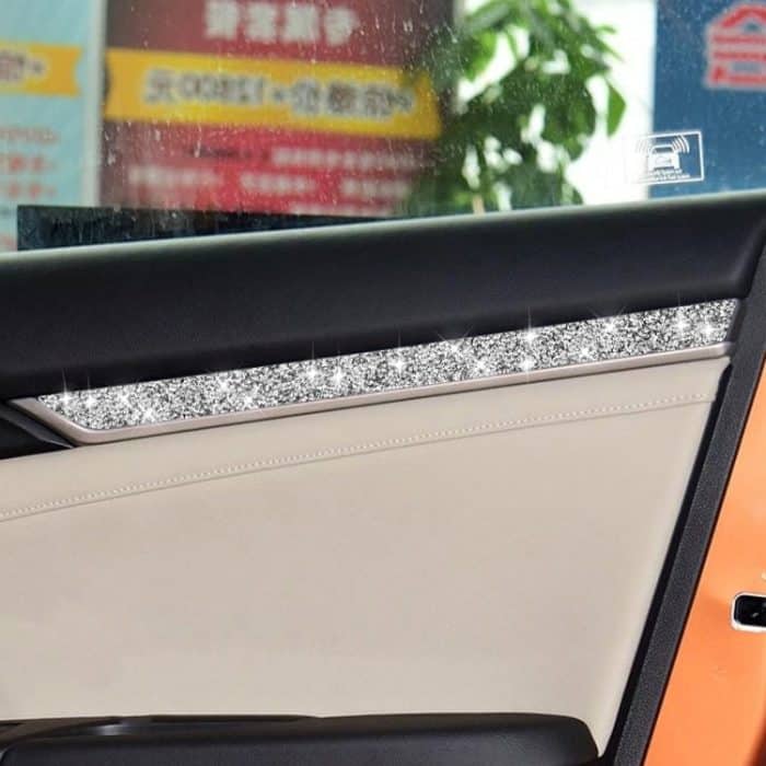 Für Honda Civic 2016–2019, Autotür-Streifen-Diamant-dekorativer Aufkleber, linker und rechter Antrieb – Bild 5