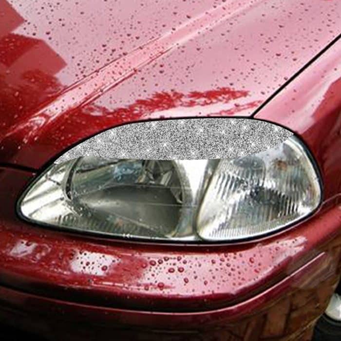 EDA0058025.jpg Für Honda Civic 1999–2000, Auto-Licht-Augenbraue-Diamant-dekorativer Aufkleber, linker und rechter Antrieb – Bild 1