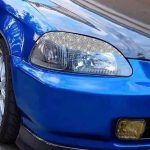 Für Honda Civic 1999–2000, Auto-Licht-Augenbraue-Diamant-dekorativer Aufkleber, linker und rechter Antrieb – Bild 5