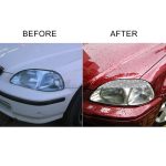 Für Honda Civic 1999–2000, Auto-Licht-Augenbraue-Diamant-dekorativer Aufkleber, linker und rechter Antrieb – Bild 6