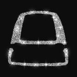 Für BMW F10 5 Series 2011–2017, Auto-Leselicht-Panel, Diamant-dekorativer Aufkleber, linker und rechter Antrieb – Bild 2