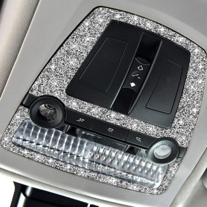 Für BMW F10 5 Series 2011–2017, Auto-Leselicht-Panel, Diamant-dekorativer Aufkleber, linker und rechter Antrieb – Bild 5