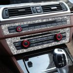 Für BMW F10 5 Series 2011–2017, Auto-CD-Panel, Diamant-dekorativer Aufkleber, linker und rechter Antrieb