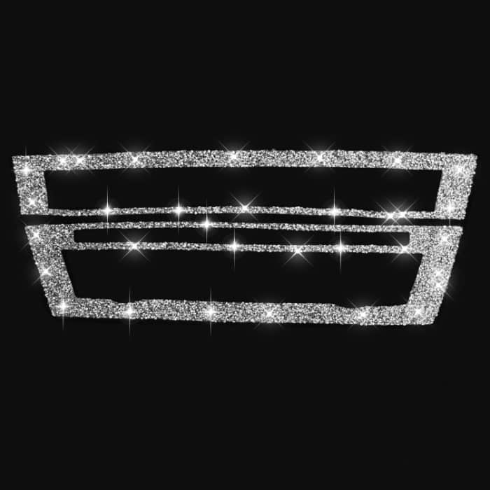 Für BMW F10 5 Series 2011–2017, Auto-CD-Panel, Diamant-dekorativer Aufkleber, linker und rechter Antrieb – Bild 2