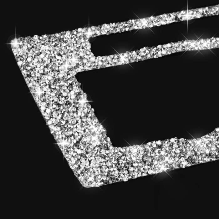 Für BMW F10 5 Series 2011–2017, Auto-CD-Panel, Diamant-dekorativer Aufkleber, linker und rechter Antrieb – Bild 3