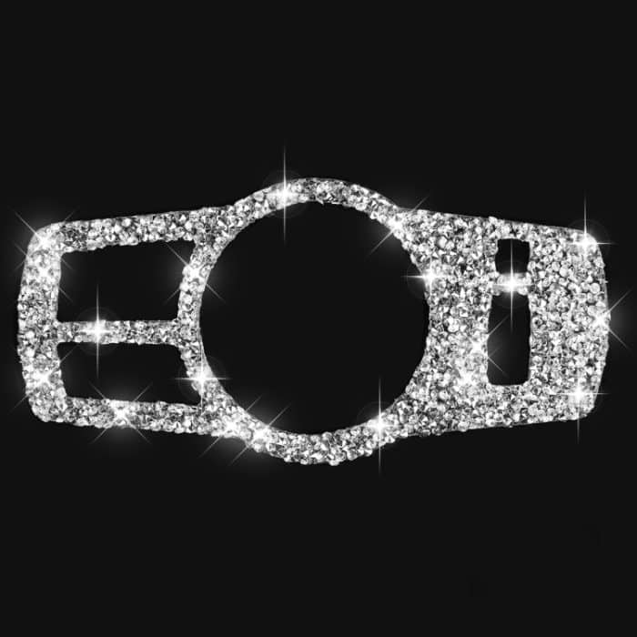 Für BMW F10 Auto-Scheinwerferschalter, Diamant-dekorativer Aufkleber, linker und rechter Antrieb – Bild 2