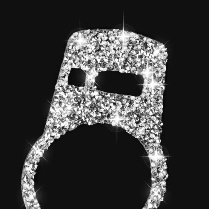 Für BMW F10 Auto-Scheinwerferschalter, Diamant-dekorativer Aufkleber, linker und rechter Antrieb – Bild 3