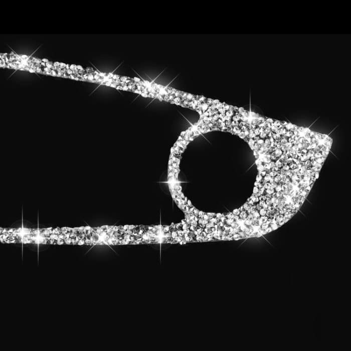 Für BMW F10 5 Series 2011–2018, Auto-Fensterheberschalter, Diamant-dekorativer Aufkleber, Linkslenker – Bild 3