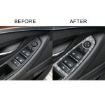 Für BMW F10 5 Series 2011–2018, Auto-Fensterheberschalter, Diamant-dekorativer Aufkleber, Linkslenker – Bild 6