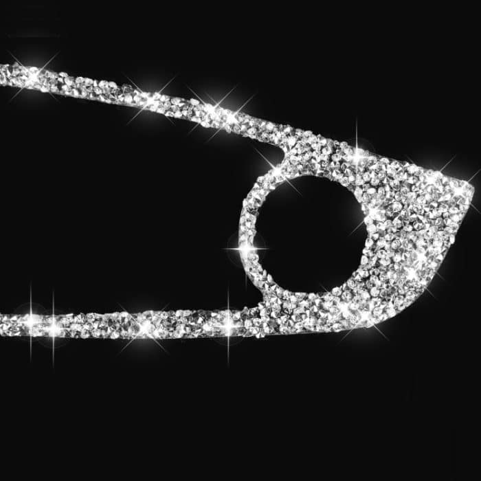 Für BMW F10 5 Series 2011–2018, Auto-Fensterheberschalter, Diamant-dekorativer Aufkleber, Rechtslenker – Bild 3