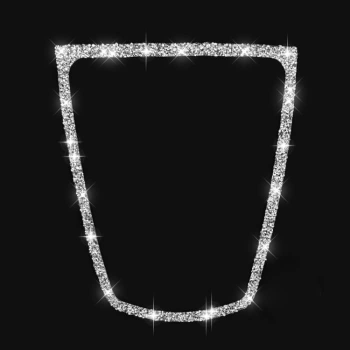 Für BMW F10 2011–2017, großer Lautsprecherrahmen, Diamant-Dekorationsaufkleber, linker und rechter Antrieb – Bild 2