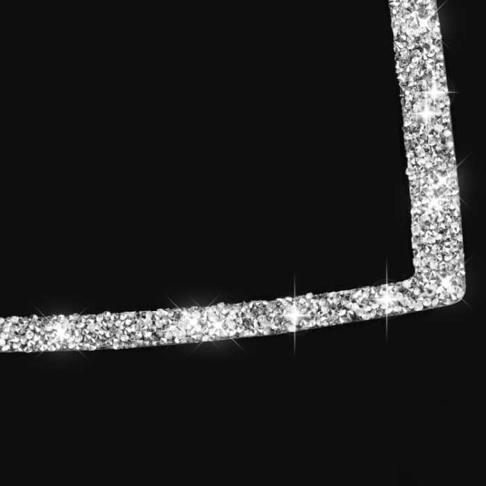 Für BMW F07 2010–2016, großer Lautsprecherrahmen, Diamant-Dekorationsaufkleber, linker und rechter Antrieb – Bild 3