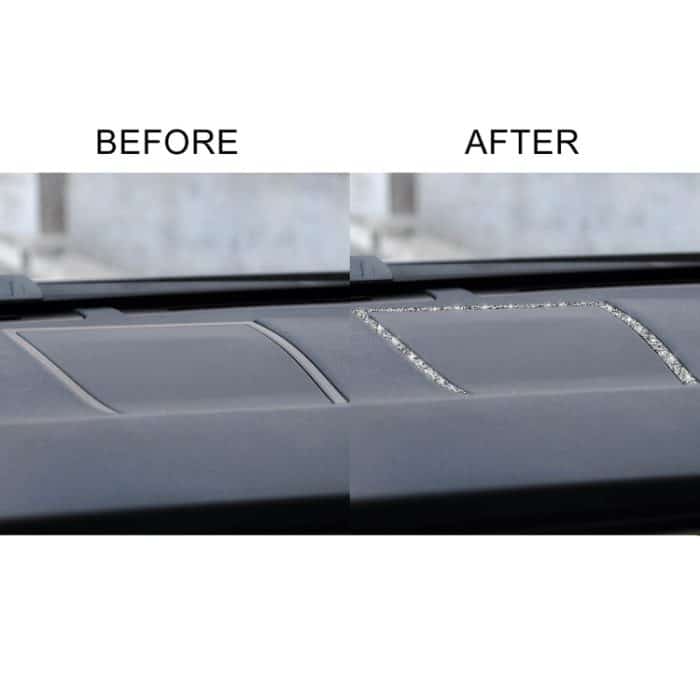 Für BMW F07 2010–2016, großer Lautsprecherrahmen, Diamant-Dekorationsaufkleber, linker und rechter Antrieb – Bild 6