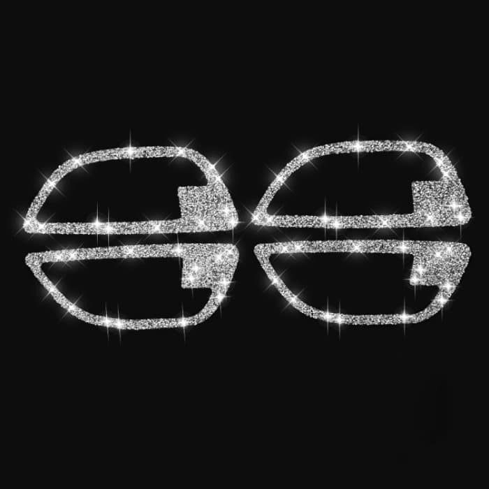 Für BMW F10 5 Series 2011–2017, Autotürgriffrahmen, Diamant-dekorativer Aufkleber, linker und rechter Antrieb – Bild 2