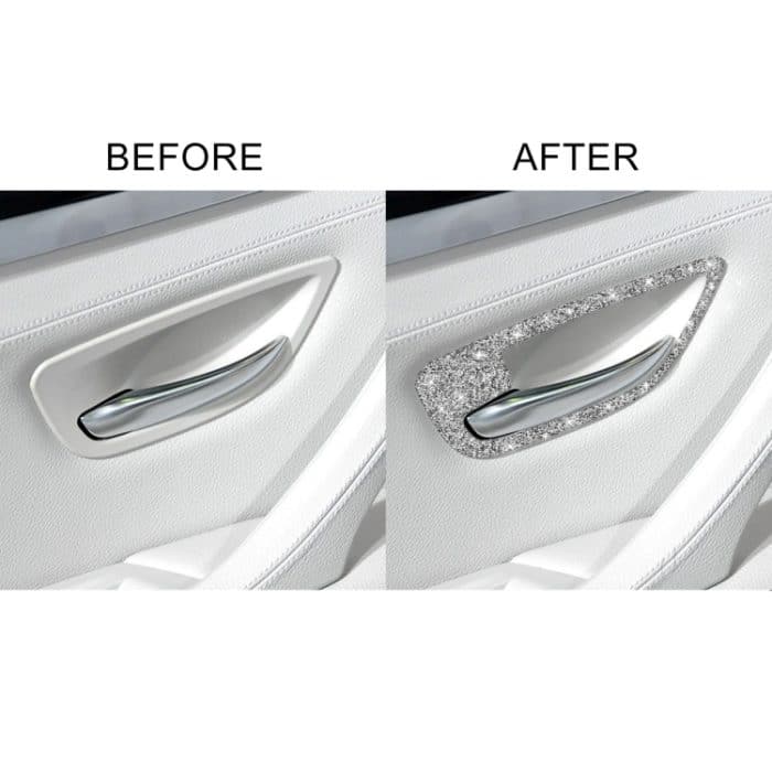 Für BMW F10 5 Series 2011–2017, Autotürgriffrahmen, Diamant-dekorativer Aufkleber, linker und rechter Antrieb – Bild 6